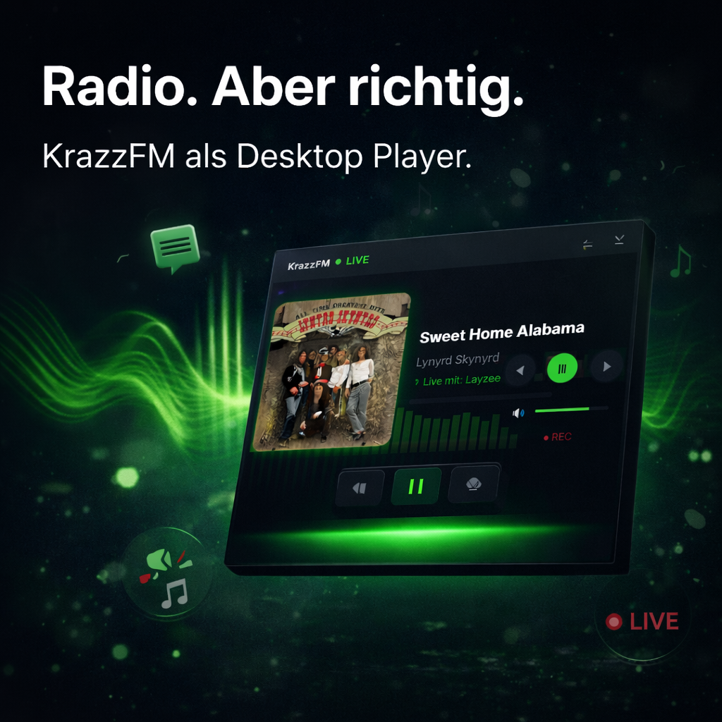 KrazzFM Desktop Player